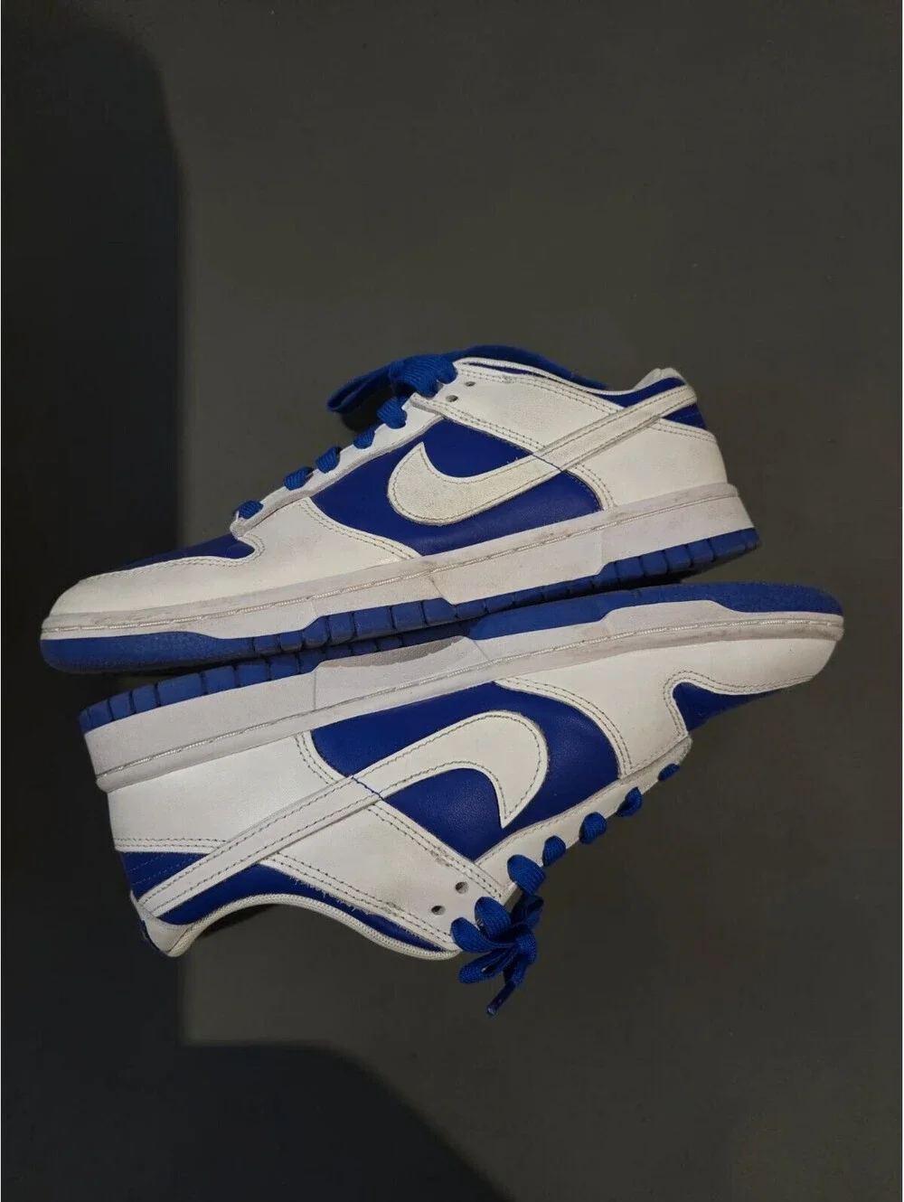 Nike Dunk Low Racer Blue White DD1391-401 Men's Size 9 Excellent